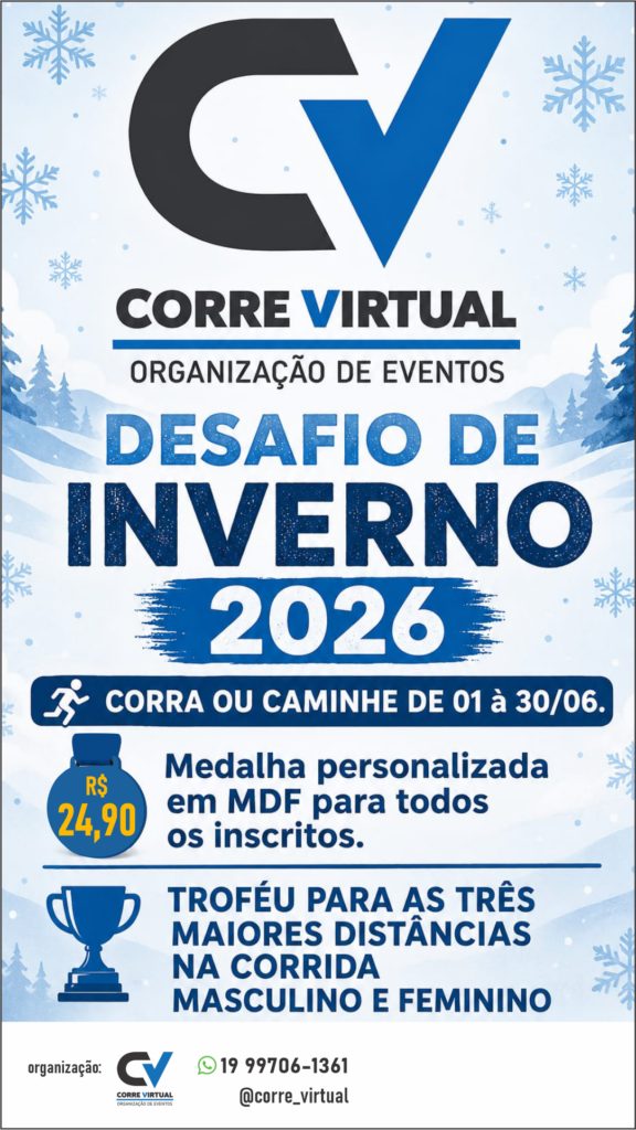 Cartaz do evento Desafio de Inverno 2026